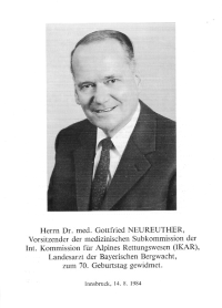 Dr Gottfried Neureuther 1984
